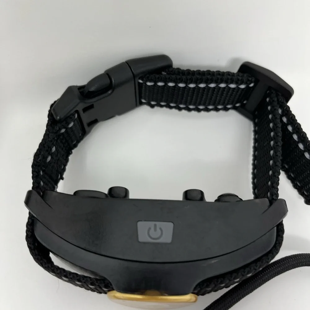 Patpet p-collar 320 Dog Training Collar with Remote Black Gold - UNTESTED AS-IS
